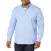 imageAmazon Essentials Mens Long Sleeve Shirt  RegularFit Pocket Stretch Oxford Available in Big ampamp TallPowder Blue