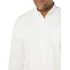 imageAmazon Essentials Mens Long Sleeve Shirt  RegularFit Pocket Stretch Oxford Available in Big ampamp TallWhite