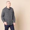 imageAmazon Essentials Mens LongSleeve Flannel Shirt RegularFit Two PocketsCharcoal Heather