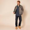imageAmazon Essentials Mens LongSleeve Flannel Shirt RegularFit Two PocketsDark Denim