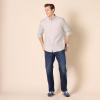 imageAmazon Essentials Mens LongSleeve RegularFit Stretch Oxford Shirt Available in Big ampamp TallLight Grey