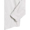 imageAmazon Essentials Mens LongSleeve RegularFit Stretch Oxford Shirt Available in Big ampamp TallLight Grey White Vertical Stripe