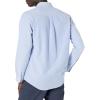 imageAmazon Essentials Mens LongSleeve RegularFit Stretch Oxford Shirt Available in Big ampamp TallPowder Blue