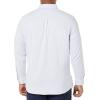 imageAmazon Essentials Mens LongSleeve RegularFit Stretch Oxford Shirt Available in Big ampamp TallPowder Blue Vertical Stripe