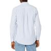 imageAmazon Essentials Mens LongSleeve RegularFit Stretch Oxford Shirt Available in Big ampamp TallPowder Blue White Vertical Stripe