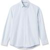imageAmazon Essentials Mens LongSleeve RegularFit Stretch Oxford Shirt Available in Big ampamp TallPowder Blue White Vertical Stripe