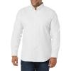 imageAmazon Essentials Mens Oxford Shirt SlimFit Stretch LongSleeve Button UpLight Grey Vertical Stripe