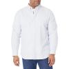 imageAmazon Essentials Mens Oxford Shirt SlimFit Stretch LongSleeve Button UpPowder Blue Vertical Stripe