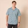 imageAmazon Essentials Mens SlimFit Vacation Shirt ShortSleeveBlue Floral