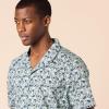 imageAmazon Essentials Mens SlimFit Vacation Shirt ShortSleeveBlue Floral