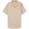 imageAmazon Essentials Mens SlimFit Vacation Shirt ShortSleeveKhaki Brown