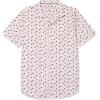 imageAmazon Essentials Mens SlimFit Vacation Shirt ShortSleeveLavender Palm Leaf Print