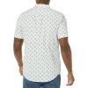 imageAmazon Essentials Mens SlimFit Vacation Shirt ShortSleeveLight Blue Bird Print