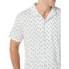 imageAmazon Essentials Mens SlimFit Vacation Shirt ShortSleeveLight Blue Bird Print