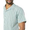 imageAmazon Essentials Mens SlimFit Vacation Shirt ShortSleeveMulticolor Stripe