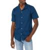 imageAmazon Essentials Mens SlimFit Vacation Shirt ShortSleeveNavy