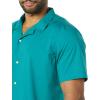 imageAmazon Essentials Mens SlimFit Vacation Shirt ShortSleeveTeal Blue