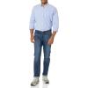 imageAmazon Essentials SlimFit Dress Shirts for Men  LongSleeve Pocket ButtonDown Oxford ShirtBlue