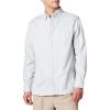imageAmazon Essentials Mens Long Sleeve Shirt  RegularFit Pocket Stretch Oxford Available in Big ampamp TallLight Grey