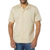 imageAmazon Essentials Mens SlimFit Vacation Shirt ShortSleeveKhaki Brown