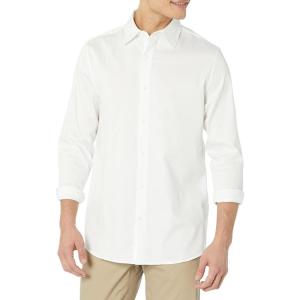 imageAmazon Essentials Dress Shirts Button Down Long Sleeve RegularFit StretchWhite
