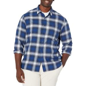 imageAmazon Essentials Mens SlimFit LongSleeve Plaid Flannel Shirt Limited Edition Discontinued Colors