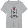 imageAmazon Essentials Boys Princess Belle Beauty and the Beast Quote TShirt White SmallHeather Grey