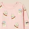 imageAmazon Essentials Girls and Toddlers Long Sleeve T Shirts Pack of 3Cool CatTigerTropical Fruit