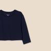 imageAmazon Essentials Girls and Toddlers Long Sleeve T Shirts Pack of 3IvoryNavyPink