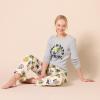 imageAmazon Essentials Harry Potter  Looney Tunes Womens Lightweight Flannel Pant and LongSleeve TShirt Sleep SetHarry Potter Hogwarts  Womens