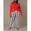 imageAmazon Essentials Harry Potter  Looney Tunes Womens Lightweight Flannel Pant and LongSleeve TShirt Sleep SetRed Tartan