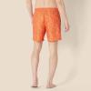imageAmazon Essentials Mens 7quot QuickDry Swim TrunkCaramel Coral Tropical Leaves