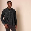imageAmazon Essentials Mens Denim Shirt Long Sleeve  RegularFit Denim ShirtBlack