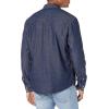 imageAmazon Essentials Mens Denim Shirt Long Sleeve  RegularFit Denim ShirtRinsed