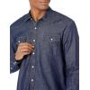 imageAmazon Essentials Mens Denim Shirt Long Sleeve  RegularFit Denim ShirtRinsed