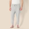 imageAmazon Essentials Mens Knit Cotton Blend Jogger Pajama PantsMedium Grey Heather