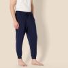 imageAmazon Essentials Mens Knit Cotton Blend Jogger Pajama PantsNavy