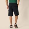 imageAmazon Essentials Mens LooseFit 11quot Long Cargo ShortBlack
