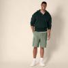 imageAmazon Essentials Mens LooseFit 11quot Long Cargo ShortDark Olive