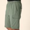 imageAmazon Essentials Mens LooseFit 11quot Long Cargo ShortDark Olive