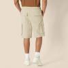 imageAmazon Essentials Mens LooseFit 11quot Long Cargo ShortTaupe
