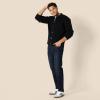 imageAmazon Essentials Mens RelaxedFit Collared Cardigan SweaterBlack