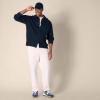 imageAmazon Essentials Mens RelaxedFit Collared Cardigan SweaterNavy
