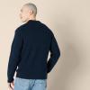 imageAmazon Essentials Mens RelaxedFit Collared Cardigan SweaterNavy