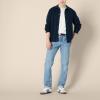 imageAmazon Essentials Mens RelaxedFit Collared Cardigan SweaterNavy