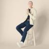 imageAmazon Essentials Mens RelaxedFit Collared Cardigan SweaterSand Heather