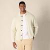 imageAmazon Essentials Mens RelaxedFit Collared Cardigan SweaterSand Heather