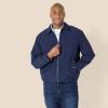 imageAmazon Essentials Mens RelaxedFit Lightweight Stretch ZipUp JacketNavy