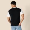 imageAmazon Essentials Mens RelaxedFit VNeck Sweater VestBlack