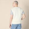 imageAmazon Essentials Mens RelaxedFit VNeck Sweater VestIvory